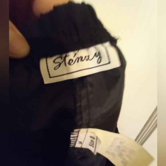 Vintage sharktooth hem flowy maxi skirt grunge goth 2000s alternative - Picture 7 of 7